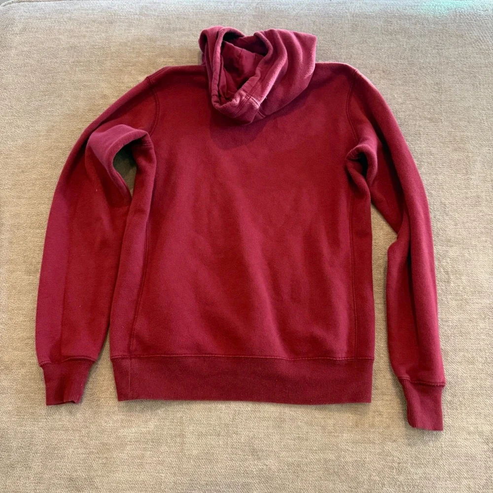 Nike Sportswear Club Fleece Pullover Hoodie‎ Red Burgundy Size Medium